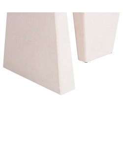 ΤΡΑΠΕΖΙ ΣΕΙΡΑ SANTORINI HM18042 ΤΟΠ ΞΥΛΟ ΕΛΑΤΟΥ-ΠΟΔΙΑ MDF ΥΠΟΛΕΥΚΑ 179x90x75Υεκ.