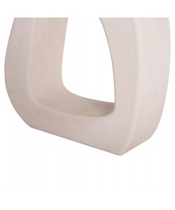 ΚΟΝΣΟΛΑ ΣΕΙΡΑ SANTORINI HM18043 ΤΟΠ ΞΥΛΟ ΕΛΑΤΟΥ-ΒΑΣΗ ΥΠΟΛΕΥΚΟ MDF 120x38x83Υεκ.