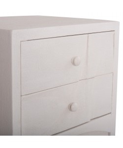ΚΟΜΟΔΙΝΟ ΣΕΙΡΑ SANTORINI HM18047 MDF ΣΕ ΥΠΟΛΕΥΚΟ ΧΡΩΜΑ-3 ΣΥΡΤΑΡIA 48x38x55,5Υεκ.