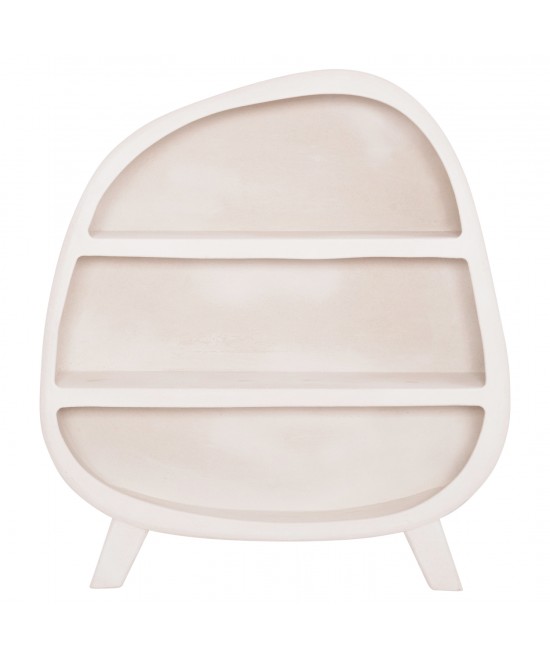 ΡΑΦΙΕΡΑ ΣΕΙΡΑ SANTORINI HM18060.01 MDF ΣΕ ΥΠΟΛΕΥΚΟ ΧΡΩΜΑ 120x38x133Υεκ.