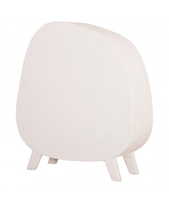 ΡΑΦΙΕΡΑ ΣΕΙΡΑ SANTORINI HM18060.01 MDF ΣΕ ΥΠΟΛΕΥΚΟ ΧΡΩΜΑ 120x38x133Υεκ.