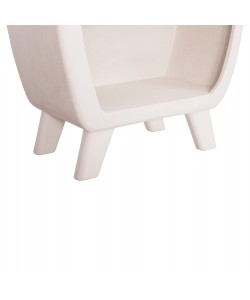 ΡΑΦΙΕΡΑ ΣΕΙΡΑ SANTORINI HM18067 MDF ΣΕ ΥΠΟΛΕΥΚΟ ΧΡΩΜΑ 80x38x196Υεκ.