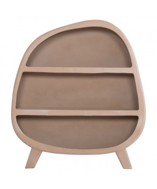 ΡΑΦΙΕΡΑ ΣΕΙΡΑ SANTORINI HM18060.02 MDF ΣΕ ΚΑΦΕ ΧΡΩΜΑ 120x38x133Υεκ.