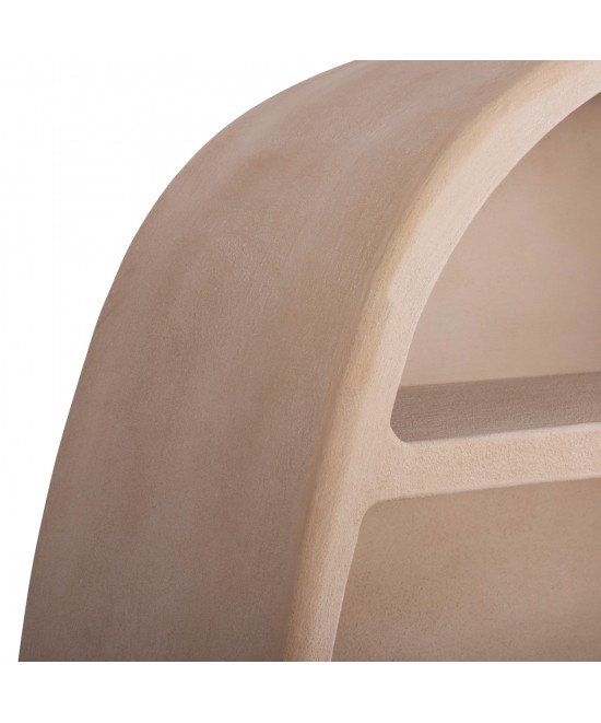 ΡΑΦΙΕΡΑ ΣΕΙΡΑ SANTORINI HM18060.02 MDF ΣΕ ΚΑΦΕ ΧΡΩΜΑ 120x38x133Υεκ.