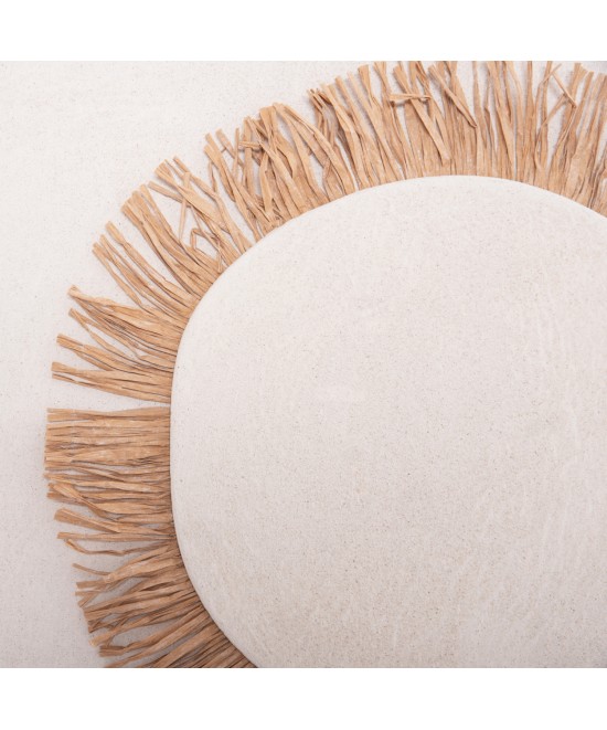 ΠΙΝΑΚΑΣ ΟΡΘΟΓΩΝΙΟΣ ΣΕΙΡΑ SANTORINI HM4531 MDF ΥΠΟΛΕΥΚΟ-ΔΙΑΚΟΣΜΗΣΗ ΜΠΕΖ 80x4,5(πάχος)x120Υεκ.
