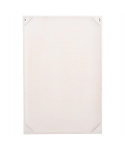 ΠΙΝΑΚΑΣ ΟΡΘΟΓΩΝΙΟΣ ΣΕΙΡΑ SANTORINI HM4531 MDF ΥΠΟΛΕΥΚΟ-ΔΙΑΚΟΣΜΗΣΗ ΜΠΕΖ 80x4,5(πάχος)x120Υεκ.