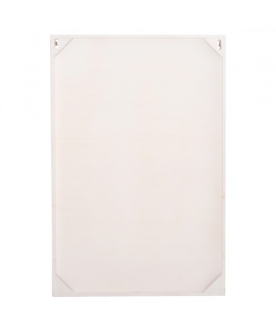 ΠΙΝΑΚΑΣ ΟΡΘΟΓΩΝΙΟΣ ΣΕΙΡΑ SANTORINI HM4531 MDF ΥΠΟΛΕΥΚΟ-ΔΙΑΚΟΣΜΗΣΗ ΜΠΕΖ 80x4,5(πάχος)x120Υεκ.