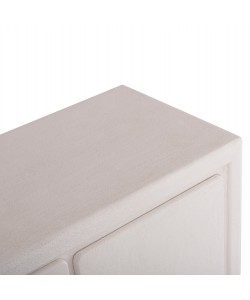 ΜΠΟΥΦΕΣ ΣΕΙΡΑ SANTORINI HM18048 MDF ΣΕ ΥΠΟΛΕΥΚΟ ΧΡΩΜΑ-3 ΣΥΡΤΑΡΙΑ & 2 ΠΟΡΤΕΣ 120x38x80Υεκ.