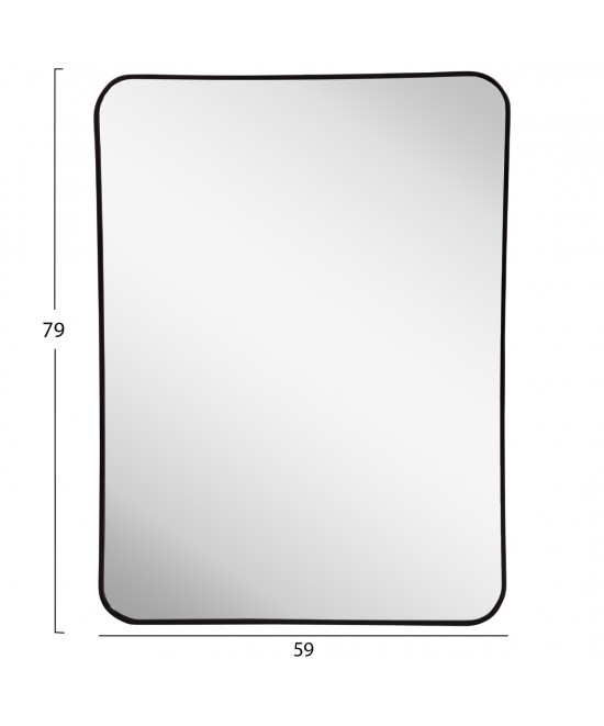 ΚΑΘΡΕΠΤΗΣ ΤΟΙΧΟΥ ΣΕΙΡΑ ARCHER HM4502 ΠΛΑΙΣΙΟ ΑΛΟΥΜΙΝΙΟΥ ΜΑΥΡΟ 59x79Υεκ