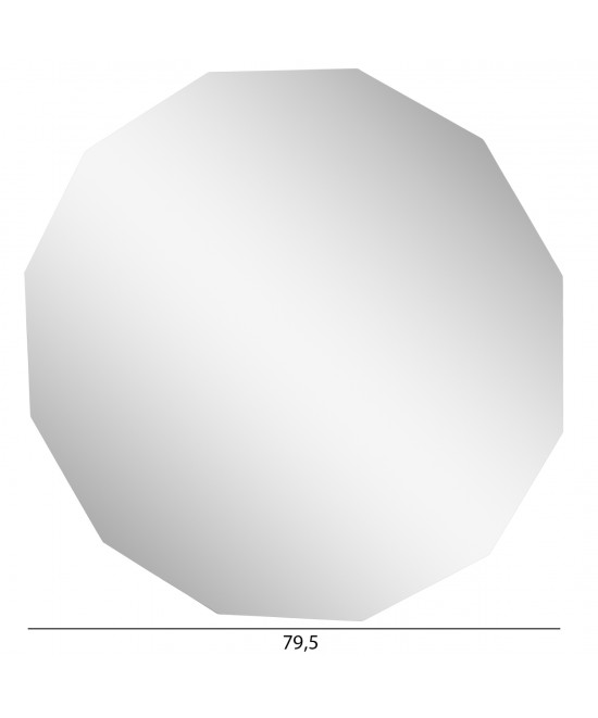 ΚΑΘΡΕΠΤΗΣ ΤΟΙΧΟΥ ΠΟΛΥΓΩΝΙΚΟΣ CANE HM4494 ΧΩΡΙΣ ΠΛΑΙΣΙΟ Φ79,5εκ.