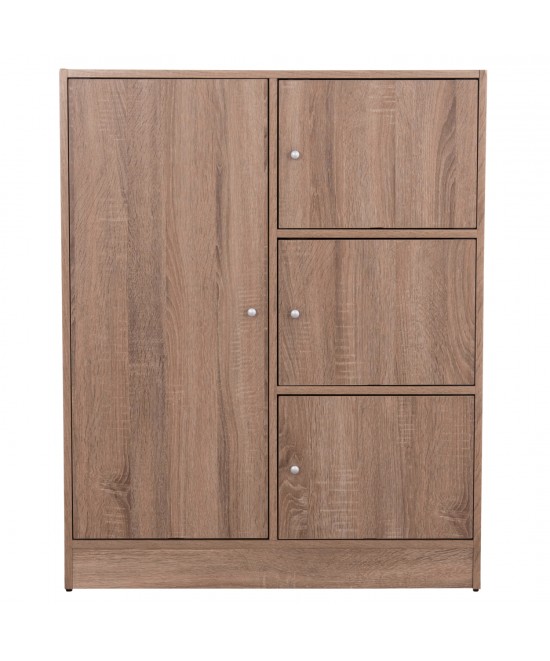 ΝΤΟΥΛΑΠΙ ΜΕ 4 ΑΠΟΘ.ΧΩΡΟΥΣ MATIN HM2479.02 SONAMA OAK ΜΕΛΑΜΙΝΗ 80x39,5x99,5Υεκ.