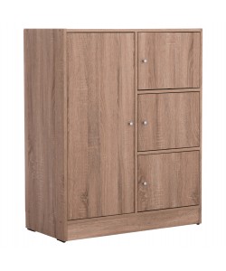 ΝΤΟΥΛΑΠΙ ΜΕ 4 ΑΠΟΘ.ΧΩΡΟΥΣ MATIN HM2479.02 SONAMA OAK ΜΕΛΑΜΙΝΗ 80x39,5x99,5Υεκ.