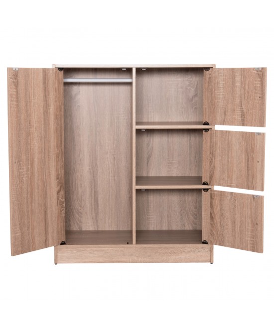 ΝΤΟΥΛΑΠΙ ΜΕ 4 ΑΠΟΘ.ΧΩΡΟΥΣ MATIN HM2479.02 SONAMA OAK ΜΕΛΑΜΙΝΗ 80x39,5x99,5Υεκ.