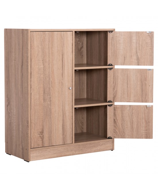 ΝΤΟΥΛΑΠΙ ΜΕ 4 ΑΠΟΘ.ΧΩΡΟΥΣ MATIN HM2479.02 SONAMA OAK ΜΕΛΑΜΙΝΗ 80x39,5x99,5Υεκ.