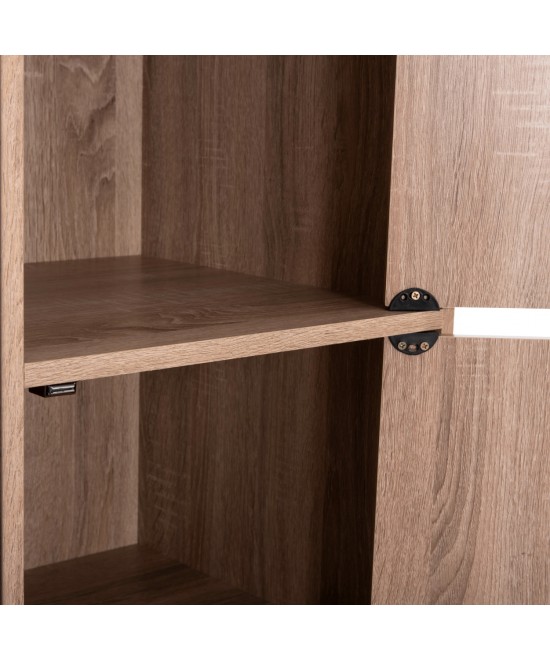 ΝΤΟΥΛΑΠΙ ΜΕ 4 ΑΠΟΘ.ΧΩΡΟΥΣ MATIN HM2479.02 SONAMA OAK ΜΕΛΑΜΙΝΗ 80x39,5x99,5Υεκ.