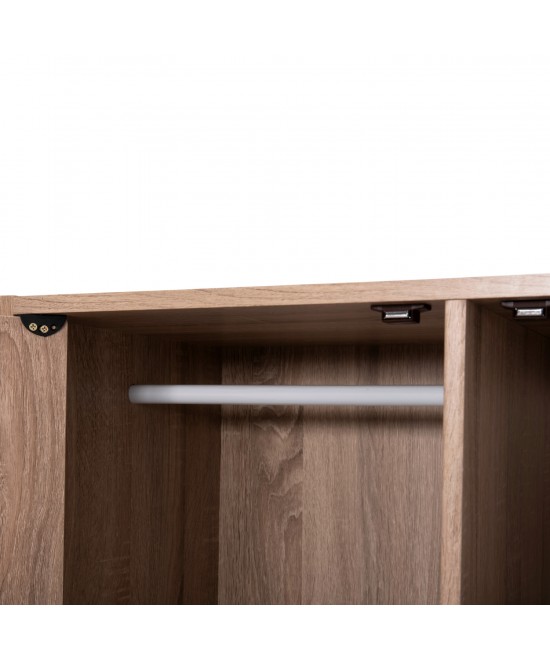 ΝΤΟΥΛΑΠΙ ΜΕ 4 ΑΠΟΘ.ΧΩΡΟΥΣ MATIN HM2479.02 SONAMA OAK ΜΕΛΑΜΙΝΗ 80x39,5x99,5Υεκ.