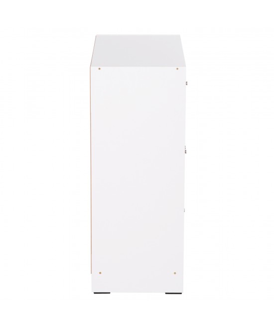 ΝΤΟΥΛΑΠΙ ΜΕ 4 ΑΠΟΘ.ΧΩΡΟΥΣ MATIN HM2479.01 SONAMA OAK-ΛΕΥΚΗ ΜΕΛΑΜΙΝΗ 80x39,5x99,5Υεκ