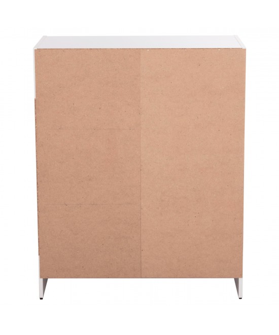 ΝΤΟΥΛΑΠΙ ΜΕ 4 ΑΠΟΘ.ΧΩΡΟΥΣ MATIN HM2479.01 SONAMA OAK-ΛΕΥΚΗ ΜΕΛΑΜΙΝΗ 80x39,5x99,5Υεκ