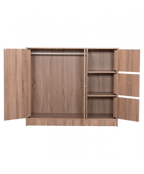 ΝΤΟΥΛΑΠΙ ΜΕ 4 ΑΠΟΘ.ΧΩΡΟΥΣ MATIN HM2480.02 SONAMA OAK ΜΕΛΑΜΙΝΗ 117x39,5x99,5Υεκ