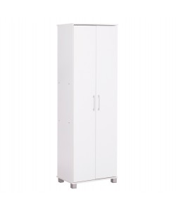 ΠΑΠΟΥΤΣΟΘΗΚΗ-ΝΤΟΥΛΑΠΑ CLUSE HM2403.03 ΜΕΛΑΜΙΝΗ ΛΕΥΚΟ ΧΡΩΜΑ 60Χ36,5Χ186,5Υεκ.