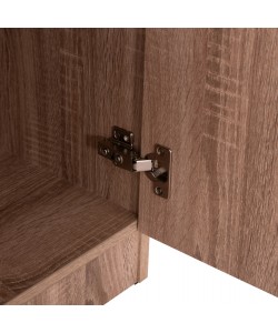 ΝΤΟΥΛΑΠΑ 3ΦΥΛΛΗ ΜΕ ΡΑΦΙΑ FUENTO HM2482.01 SONAMA OAK ΜΕΛΑΜΙΝΗ 120-116x40x123,5Υεκ.