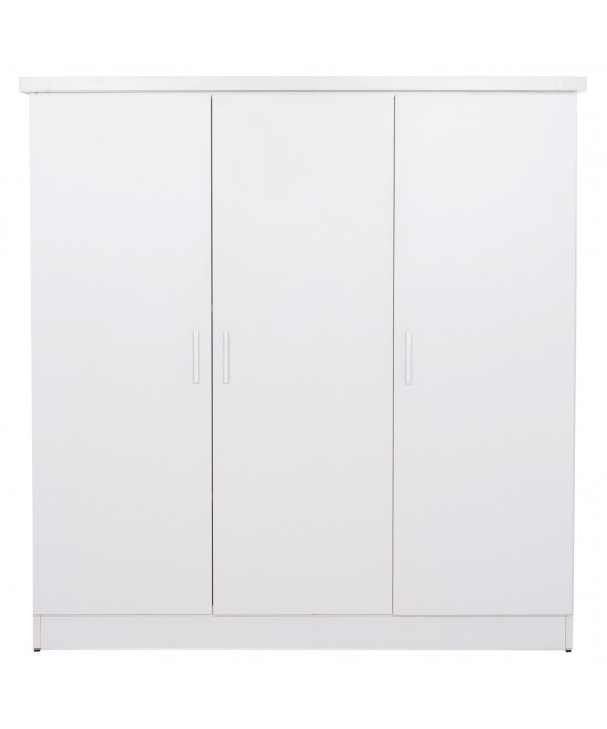 ΝΤΟΥΛΑΠΑ 3ΦΥΛΛΗ ΜΕ ΡΑΦΙΑ FUENTO HM2482.02 ΛΕΥΚΗ ΜΕΛΑΜΙΝΗ 120-116x40x123,5Υεκ.