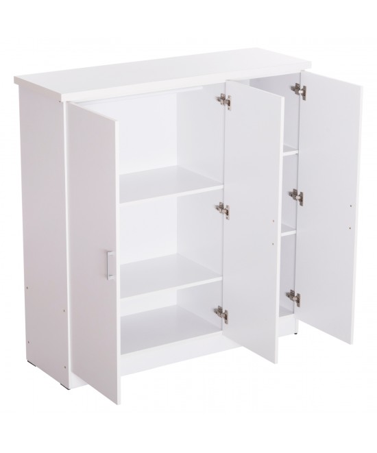 ΝΤΟΥΛΑΠΑ 3ΦΥΛΛΗ ΜΕ ΡΑΦΙΑ FUENTO HM2482.02 ΛΕΥΚΗ ΜΕΛΑΜΙΝΗ 120-116x40x123,5Υεκ.