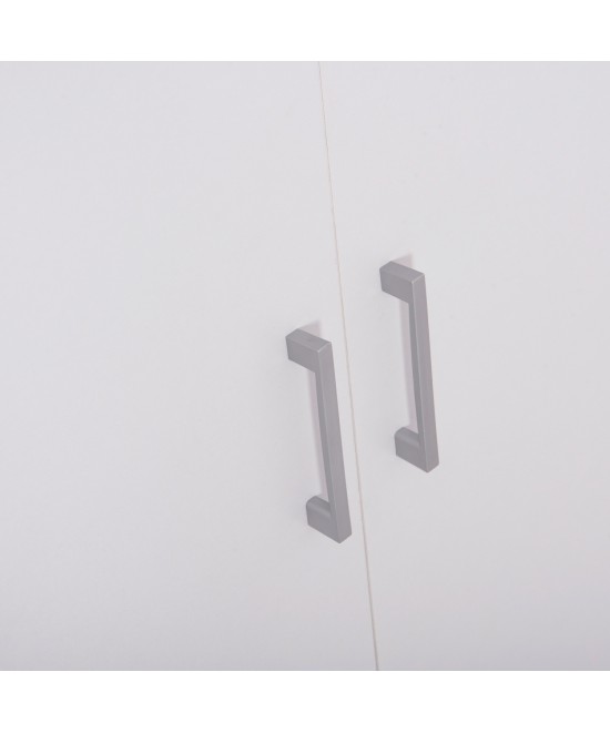 ΝΤΟΥΛΑΠΑ 3ΦΥΛΛΗ ΜΕ ΡΑΦΙΑ FUENTO HM2482.02 ΛΕΥΚΗ ΜΕΛΑΜΙΝΗ 120-116x40x123,5Υεκ.