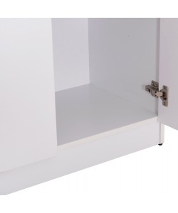 ΝΤΟΥΛΑΠΑ 3ΦΥΛΛΗ ΜΕ ΡΑΦΙΑ FUENTO HM2482.02 ΛΕΥΚΗ ΜΕΛΑΜΙΝΗ 120-116x40x123,5Υεκ.