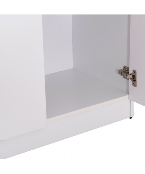 ΝΤΟΥΛΑΠΑ 3ΦΥΛΛΗ ΜΕ ΡΑΦΙΑ FUENTO HM2482.02 ΛΕΥΚΗ ΜΕΛΑΜΙΝΗ 120-116x40x123,5Υεκ.