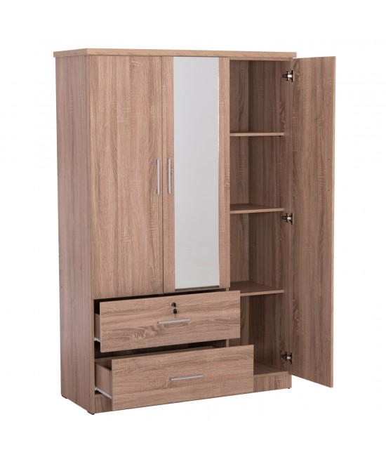 ΝΤΟΥΛΑΠΑ ΜΕ ΚΑΘΡΕΦΤΗ & ΣΥΡΤΑΡΙΑ JARRY HM2485.11 SONAMA OAK ΜΕΛΑΜΙΝΗ 119x48x183Υεκ ΝΤΟΥΛΑΠΑ ΜΕ ΚΑΘΡΕΦΤΗ & ΣΥΡΤΑΡΙΑ JARRY HM2485.11 SONAMA OAK ΜΕΛΑΜΙΝΗ 119x48x183Υεκ