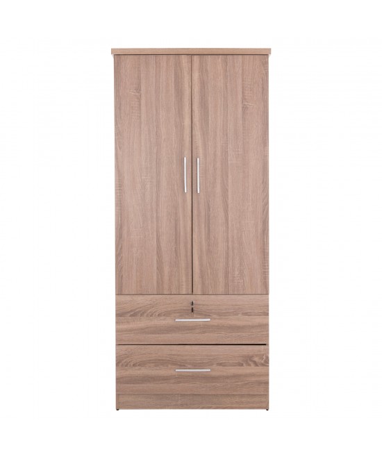 ΝΤΟΥΛΑΠΑ ΜΕ ΣΥΡΤΑΡΙΑ REINA HM2484.11 SONAMA OAK ΜΕΛΑΜΙΝΗ 80x48x183Υεκ.
