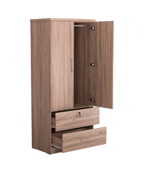 ΝΤΟΥΛΑΠΑ ΜΕ ΣΥΡΤΑΡΙΑ REINA HM2484.11 SONAMA OAK ΜΕΛΑΜΙΝΗ 80x48x183Υεκ.