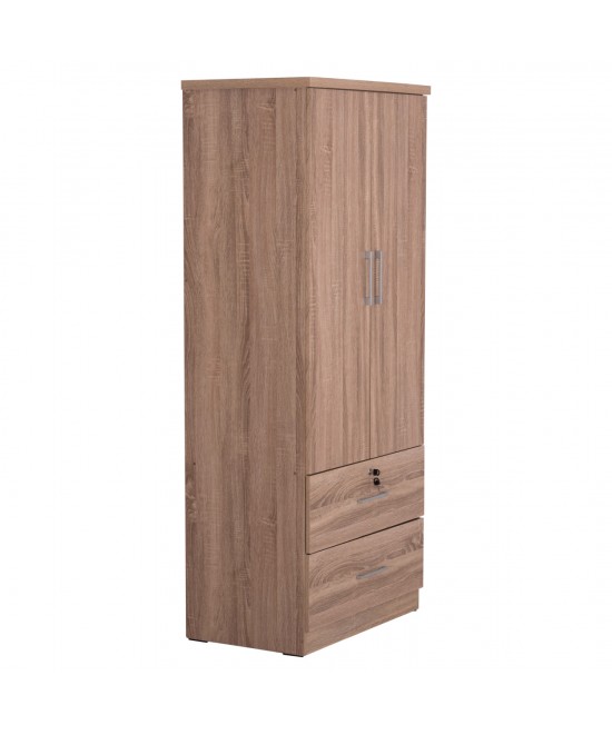 ΝΤΟΥΛΑΠΑ ΜΕ ΣΥΡΤΑΡΙΑ REINA HM2484.11 SONAMA OAK ΜΕΛΑΜΙΝΗ 80x48x183Υεκ.