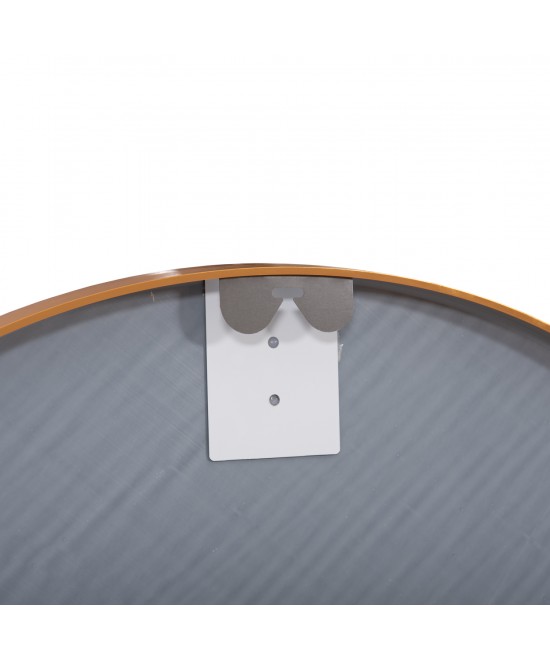 ΚΑΘΡΕΠΤΗΣ ΤΟΙΧΟΥ ΣΕΙΡΑ ARCHER HM4498.30 ΠΛΑΙΣΙΟ ΣΤΡΟΓΓΥΛΟ ΑΛΟΥΜΙΝΙΟΥ ΧΡΥΣΟ Φ80εκ