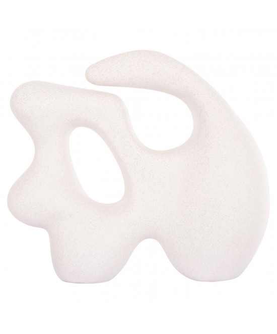 ΕΠΙΤΡΑΠΕΖΙΟ ΚΕΡΑΜΙΚΟ ΔΙΑΚΟΣΜΗΤΙΚΟ ΣΕΙΡΑ ISIL HM4596 ΚΡΥΣΤΑΛΛ.ΥΠΟΛΕΥΚΟ 33x14x29Υ εκ