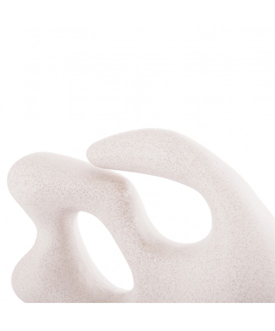 ΕΠΙΤΡΑΠΕΖΙΟ ΚΕΡΑΜΙΚΟ ΔΙΑΚΟΣΜΗΤΙΚΟ ΣΕΙΡΑ ISIL HM4596 ΚΡΥΣΤΑΛΛ.ΥΠΟΛΕΥΚΟ 33x14x29Υ εκ