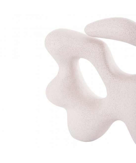 ΕΠΙΤΡΑΠΕΖΙΟ ΚΕΡΑΜΙΚΟ ΔΙΑΚΟΣΜΗΤΙΚΟ ΣΕΙΡΑ ISIL HM4596 ΚΡΥΣΤΑΛΛ.ΥΠΟΛΕΥΚΟ 33x14x29Υ εκ