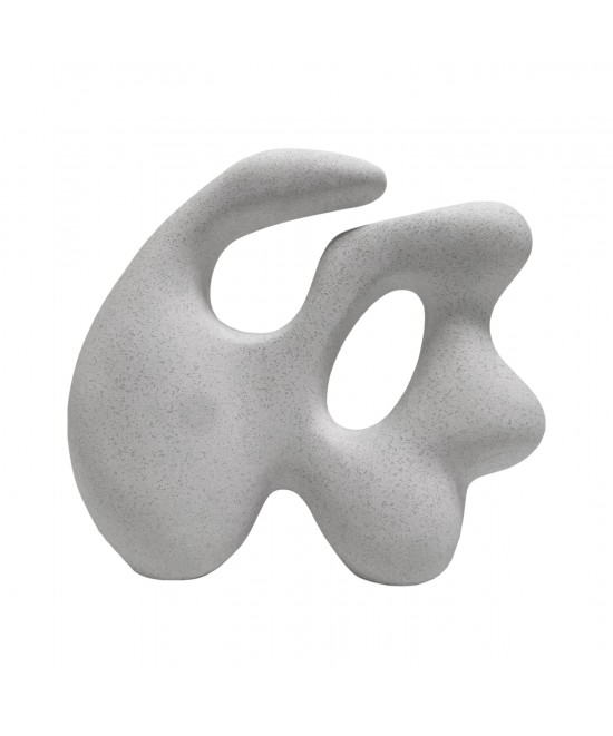 ΕΠΙΤΡΑΠΕΖΙΟ ΚΕΡΑΜΙΚΟ ΔΙΑΚΟΣΜΗΤΙΚΟ ΣΕΙΡΑ ISIL HM4596 ΚΡΥΣΤΑΛΛ.ΥΠΟΛΕΥΚΟ 33x14x29Υ εκ