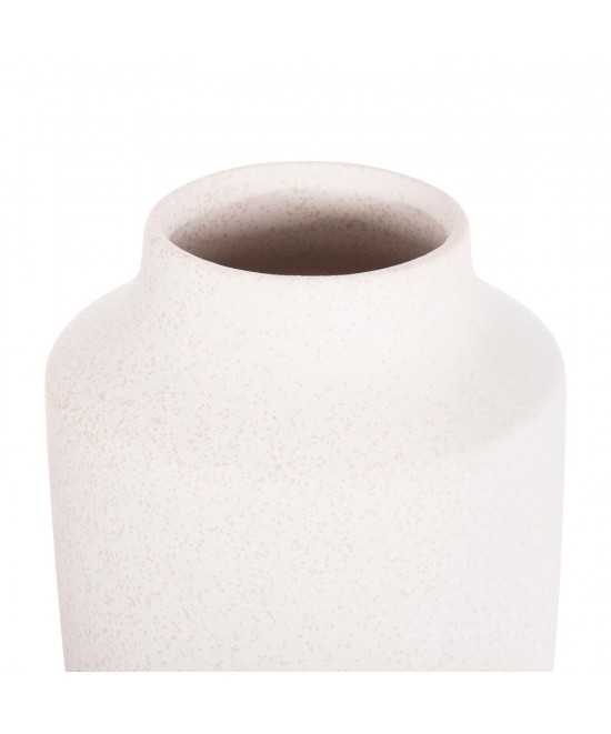 ΕΠΙΤΡΑΠΕΖΙΟ ΚΕΡΑΜΙΚΟ ΔΙΑΚΟΣΜΗΤΙΚΟ ΒΑΖΟ GALAD HM4588.01 ΕΚΡΟΥ ΚΡΥΣΤΑΛΛΙΚΟ Φ16x32Υεκ