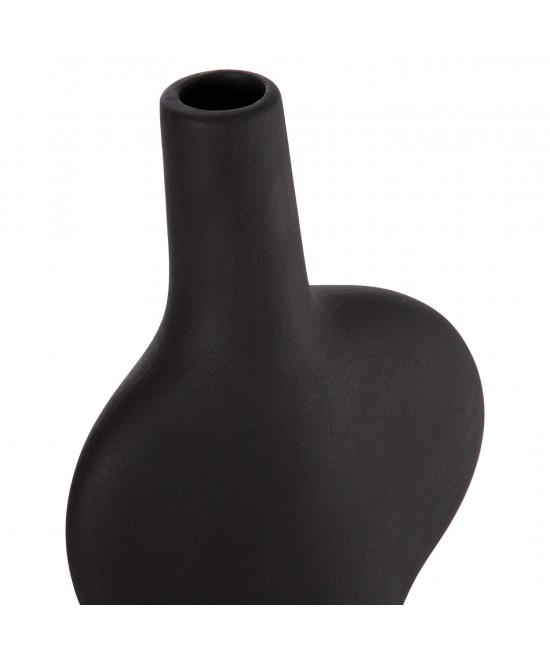 ΕΠΙΤΡΑΠΕΖΙΟ ΚΕΡΑΜΙΚΟ ΔΙΑΚΟΣΜΗΤΙΚΟ ΣΕΙΡΑ ARKEN HM4620.02 ΜΑΥΡΟ ΜΑΤ 19x7,5x33,5Υεκ