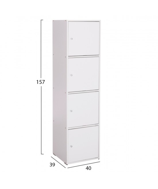 ΝΤΟΥΛΑΠΙ SORIANO HM9940.01 ΛΕΥΚΗ ΜΕΛΑΜΙΝΗ 40x39-41x157Υεκ.