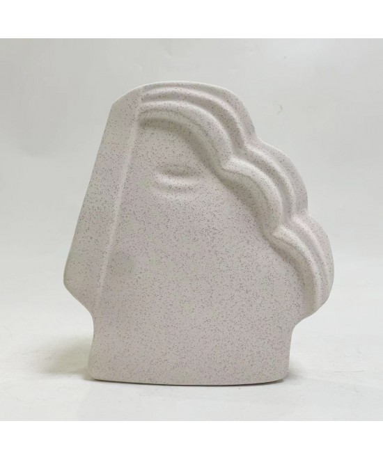 ΕΠΙΤΡΑΠΕΖΙΟ ΚΕΡΑΜΙΚΟ ΔΙΑΚΟΣΜΗΤΙΚΟ HUMANS HM4585 ΕΚΡΟΥ-ΥΦΗ ΚΡΥΣΤΑΛΛΟΥ 22x5x24.5Υεκ