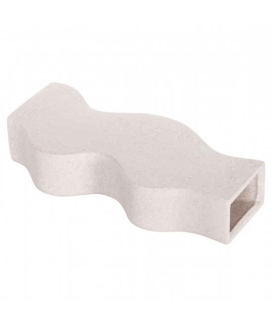 ΕΠΙΤΡΑΠΕΖΙΟ ΚΕΡΑΜΙΚΟ ΔΙΑΚΟΣΜΗΤΙΚΟ ΣΕΙΡΑ SEBOR HM4589.01 ΕΚΡΟΥ ΚΡΥΣΤΑΛΛΙΚΟ 14x6.5x30Υεκ