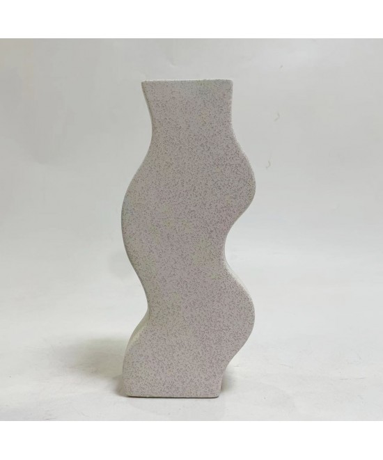 ΕΠΙΤΡΑΠΕΖΙΟ ΚΕΡΑΜΙΚΟ ΔΙΑΚΟΣΜΗΤΙΚΟ ΣΕΙΡΑ SEBOR HM4589.01 ΕΚΡΟΥ ΚΡΥΣΤΑΛΛΙΚΟ 14x6.5x30Υεκ