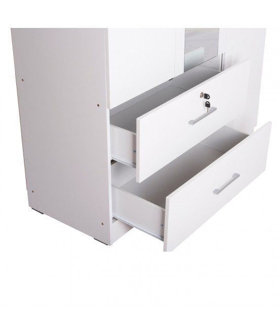 ΝΤΟΥΛΑΠΑ ΜΕ ΚΑΘΡΕΦΤΗ & ΣΥΡΤΑΡΙΑ JARRY HM2485.01 ΛΕΥΚΗ ΜΕΛΑΜΙΝΗ 119x48x183Υεκ ΝΤΟΥΛΑΠΑ ΜΕ ΚΑΘΡΕΦΤΗ & ΣΥΡΤΑΡΙΑ JARRY HM2485.01 ΛΕΥΚΗ ΜΕΛΑΜΙΝΗ 119x48x183Υεκ