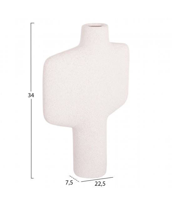 ΕΠΙΤΡΑΠΕΖΙΟ ΚΕΡΑΜΙΚΟ ΔΙΑΚΟΣΜΗΤΙΚΟ ΣΕΙΡΑ ARKEN HM4622.01 ΚΡΥΣΤΑΛΛ.ΥΠΟΛΕΥΚΟ 22.5x7.5x34Υεκ