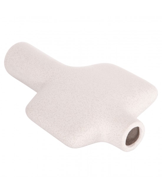 ΕΠΙΤΡΑΠΕΖΙΟ ΚΕΡΑΜΙΚΟ ΔΙΑΚΟΣΜΗΤΙΚΟ ΣΕΙΡΑ ARKEN HM4622.01 ΚΡΥΣΤΑΛΛ.ΥΠΟΛΕΥΚΟ 22.5x7.5x34Υεκ