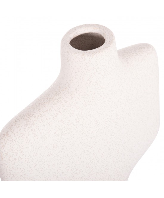 ΕΠΙΤΡΑΠΕΖΙΟ ΚΕΡΑΜΙΚΟ ΔΙΑΚΟΣΜΗΤΙΚΟ ΣΕΙΡΑ ARKEN HM4622.01 ΚΡΥΣΤΑΛΛ.ΥΠΟΛΕΥΚΟ 22.5x7.5x34Υεκ