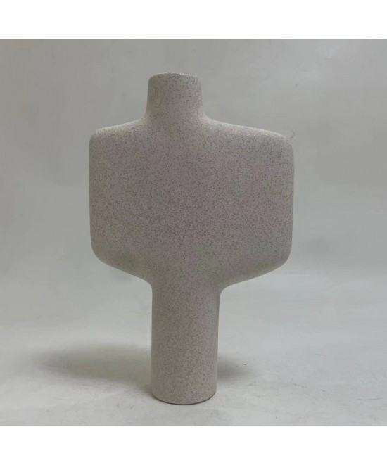 ΕΠΙΤΡΑΠΕΖΙΟ ΚΕΡΑΜΙΚΟ ΔΙΑΚΟΣΜΗΤΙΚΟ ΣΕΙΡΑ ARKEN HM4622.01 ΚΡΥΣΤΑΛΛ.ΥΠΟΛΕΥΚΟ 22.5x7.5x34Υεκ